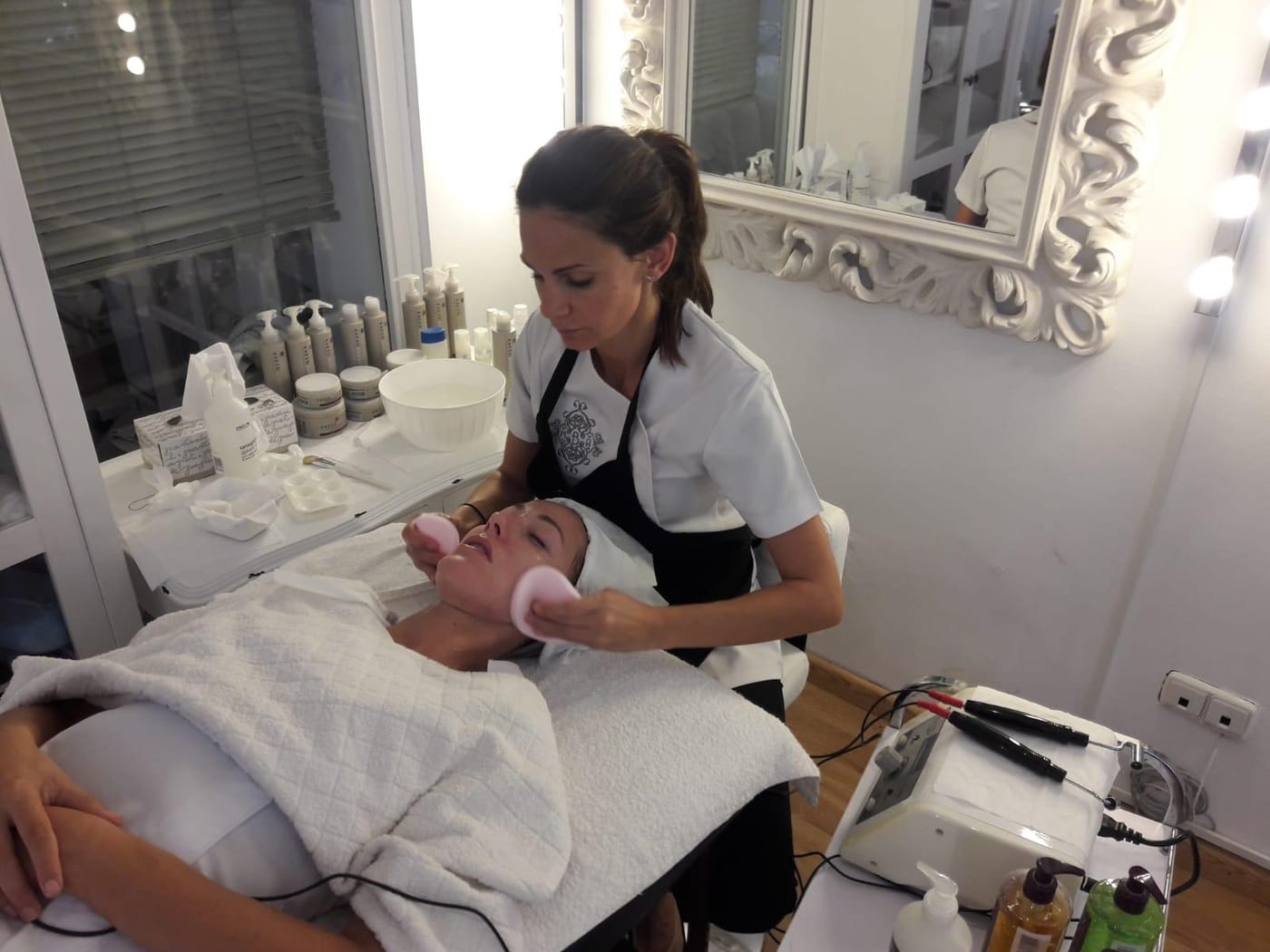 Facial treatment training